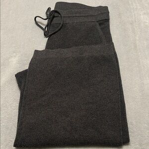 Soft Charcoal Grey Knit Lounge Pants